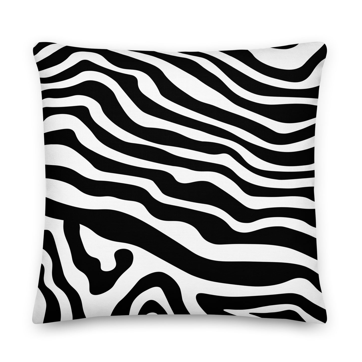 Zebra Chic Premium Ms. Hollywood Pillow