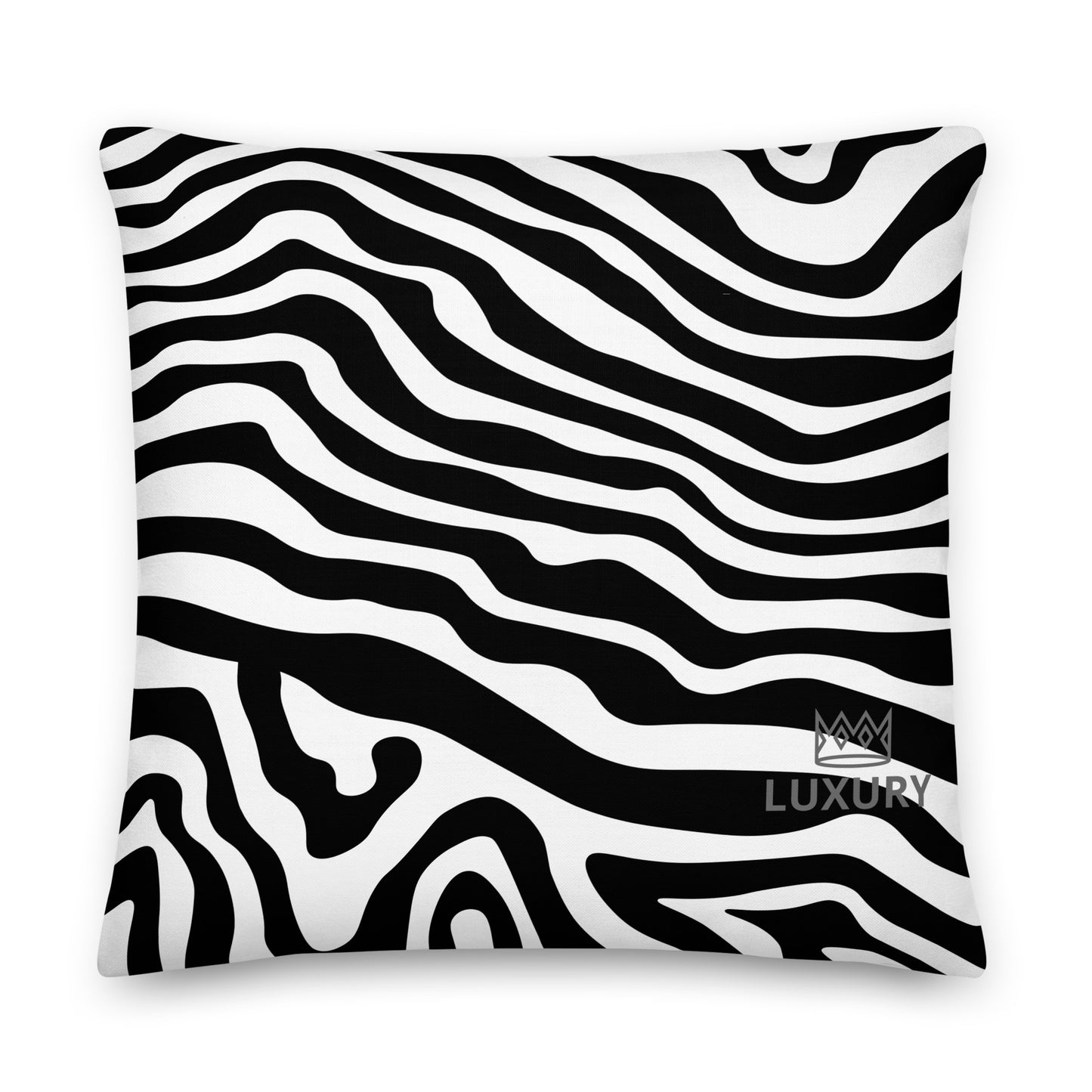 Zebra Chic Premium Ms. Hollywood Pillow