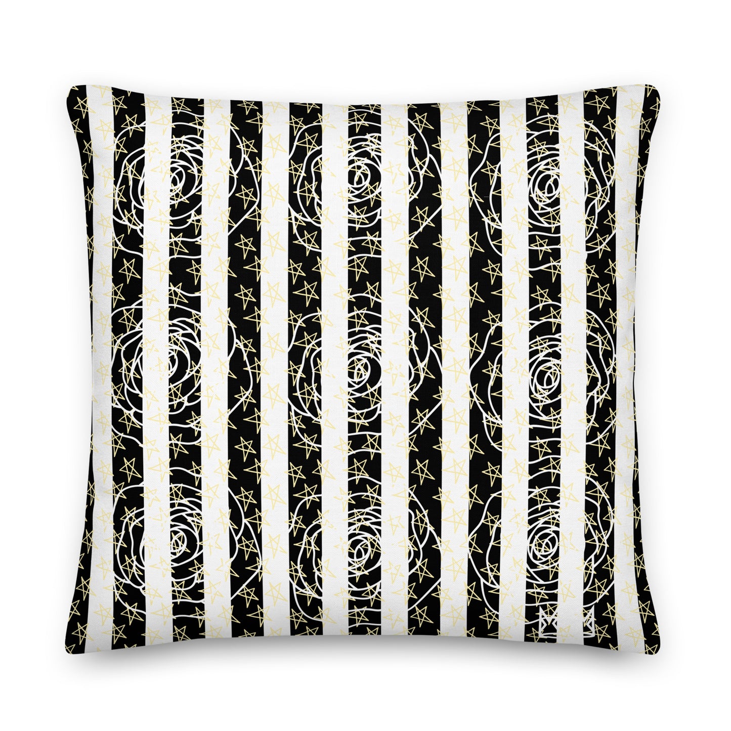 Black Licorice Rose Premium Ms. Hollywood Pillow
