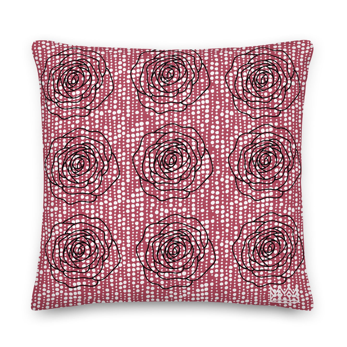 Rose Hippie Pink Premium Ms. Hollywood Pillow